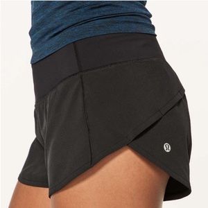 Lululemon Speed Up Short 2.5" Black - Size 8
